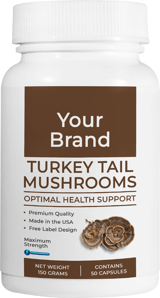 Private Label Turkey Tail Mushroom Capsules
