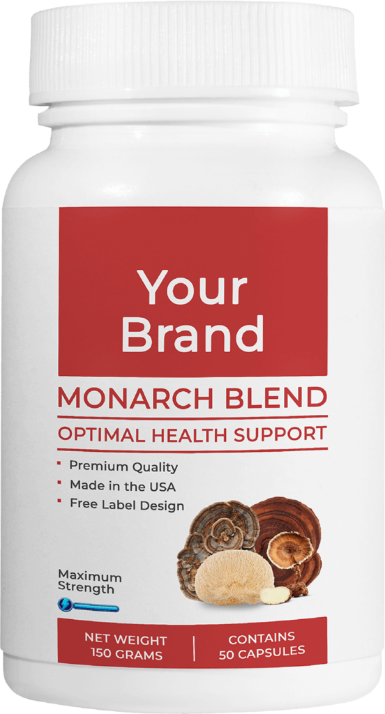 Private Label Monarch Blend Mushroom Capsules